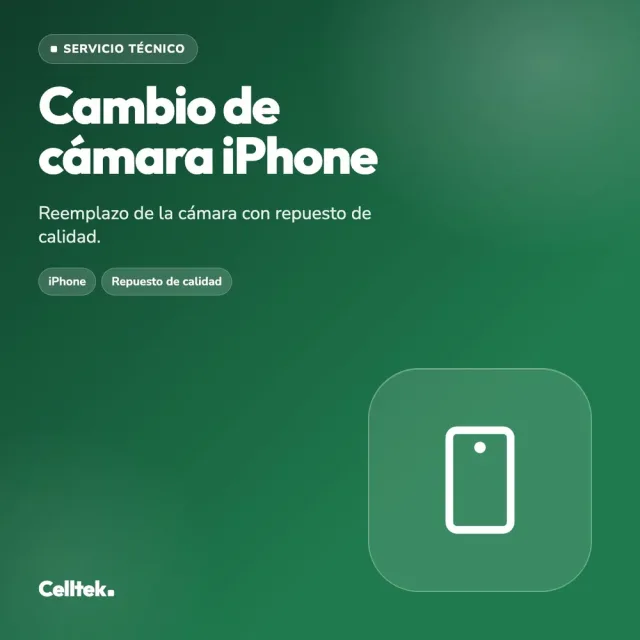 Cambio Camara Iphone
