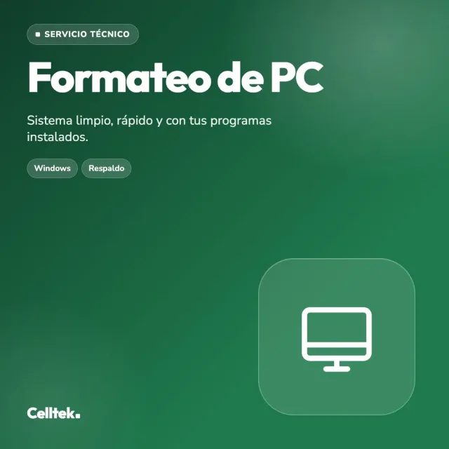 Formateo Pc
