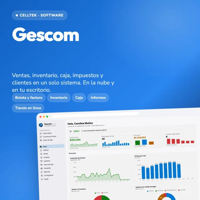 Gescom / Software Ventas - Inventario