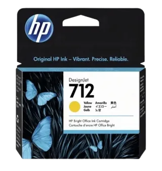 Cartucho Hp 712 Amarillo Original